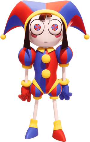 This is the Avatar Image for the Pomni (The Amazing Digital Circus) AI Voice and Text to Speech Generator